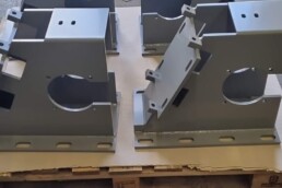 Metal Framework Grey - Powder Paint - Finishing First UK Ltd